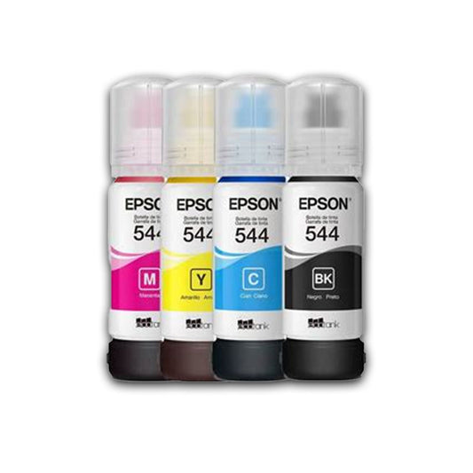 Kit Tintas Epson T544 Negro y colores 65ml L3210 Original