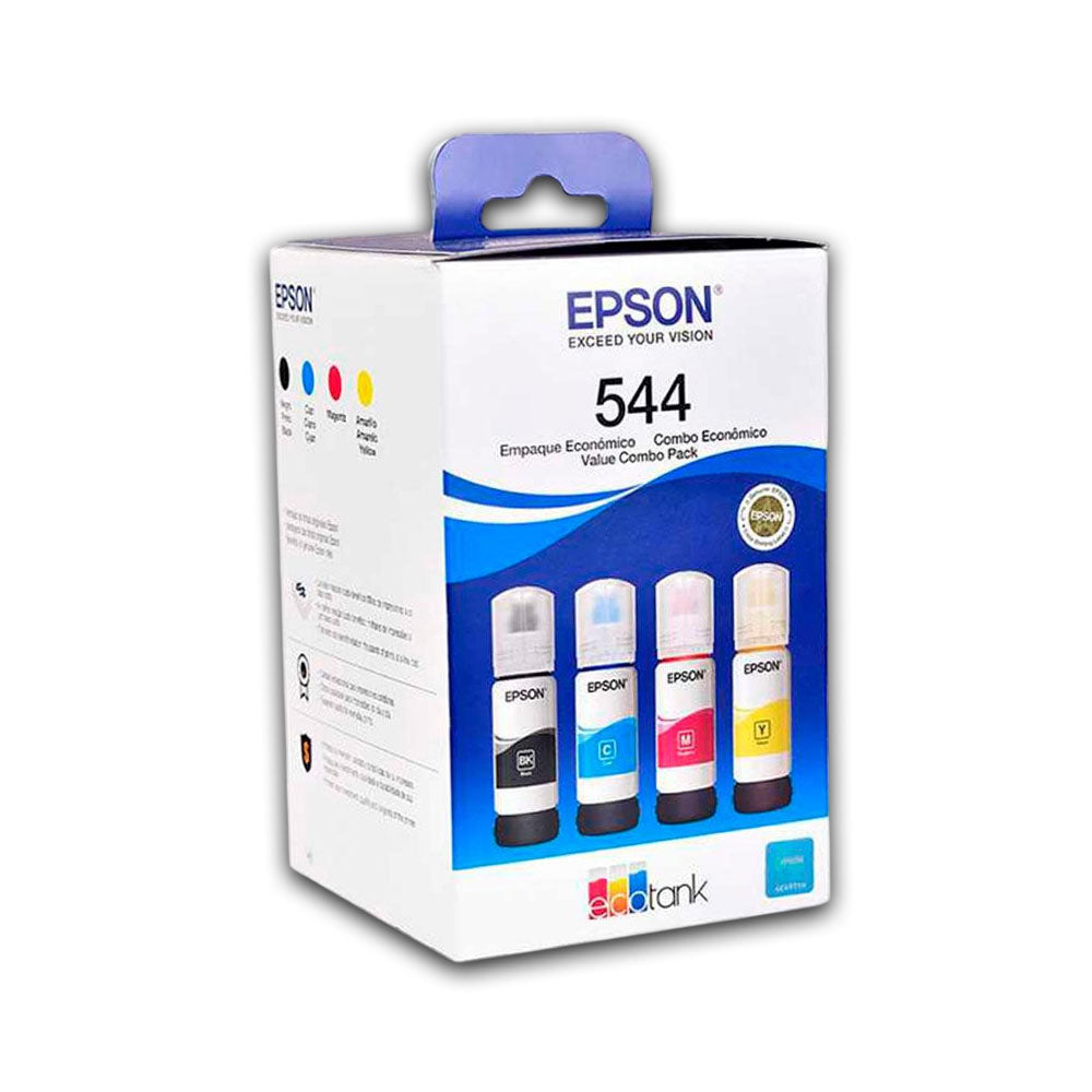 Kit Tintas Epson T544 Negro y colores 65ml L3210 Original