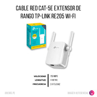 Extensor TP-Link RE205 2,4GHz & 5GHz Original