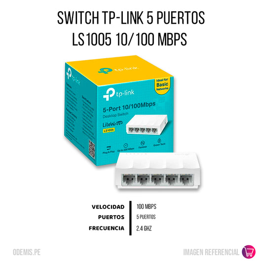Switch TP-Link LS1005 5 Puertos Original