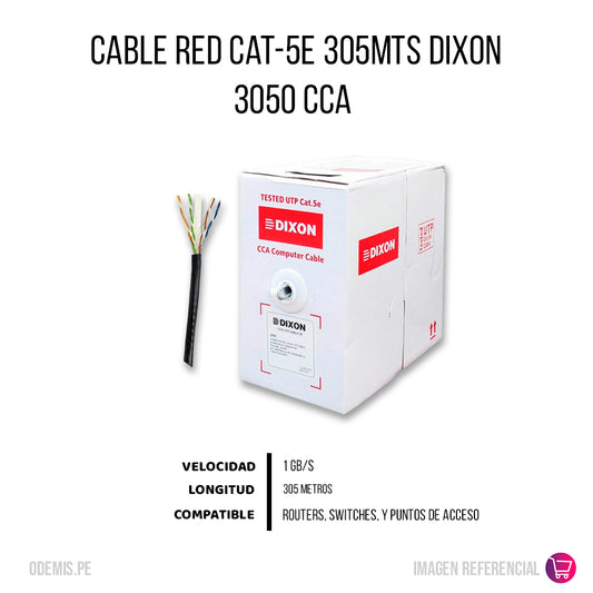 Cable Red Dixon 305Mts 305 M Original