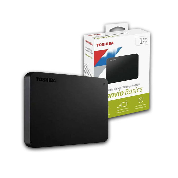 Disco Duro Externo Toshiba Canvio Basic 1Tb, 3.0 Original