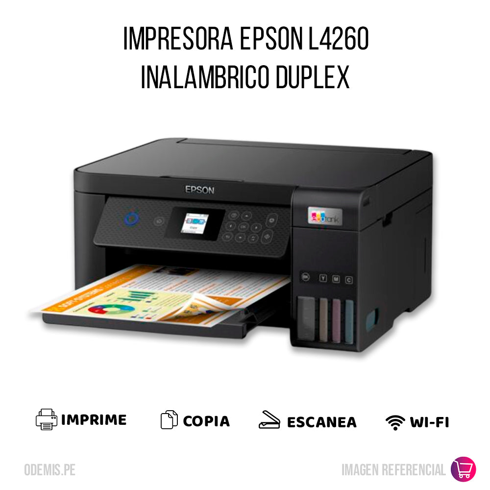Impresora Epson L4260 Imprime, escanea, copia USB Wifi Original