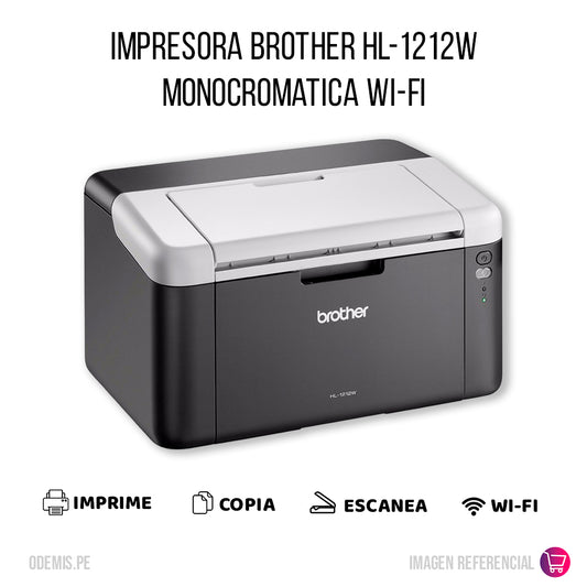 Impresora Brother Hl-1212w Monocromatica Original