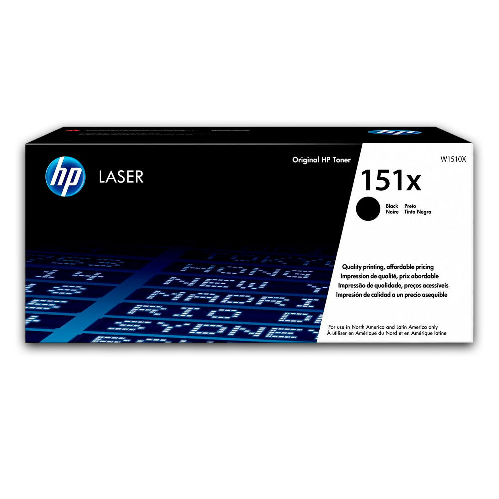 Toner HP 151X Negro W1510X 9700 Pág. 4003Dn Original