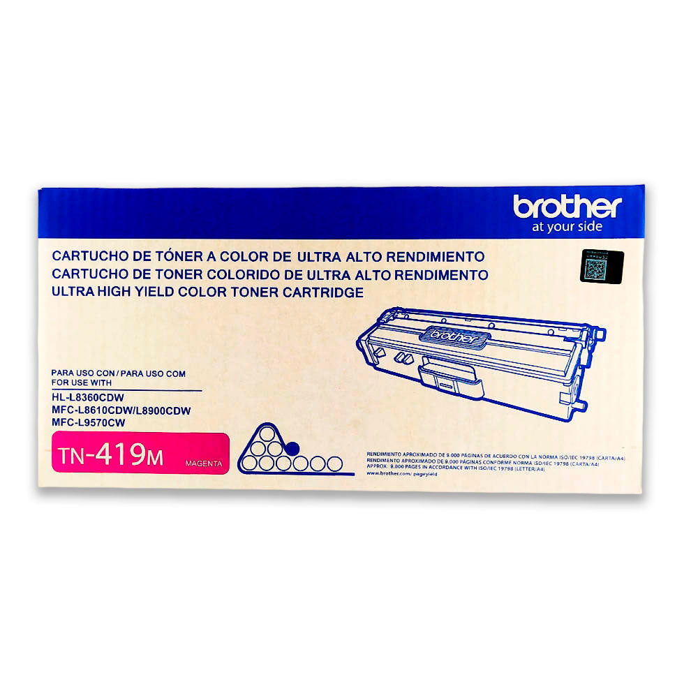 Toner Brother Tn-419M Magenta 9,000 Pág. L8360CDW Original