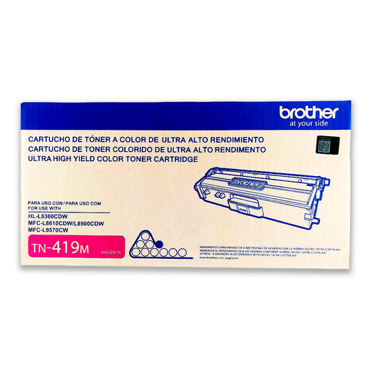 Toner Brother Tn-419M Magenta 9,000 Pág. L8360CDW Original
