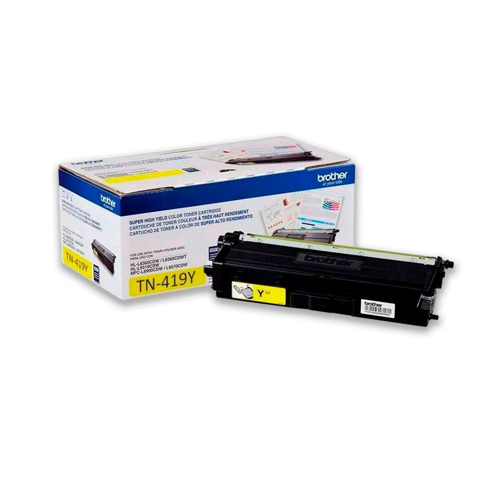 Toner Brother Tn-419Y Yellow 9K Pág. L8360CDW Original