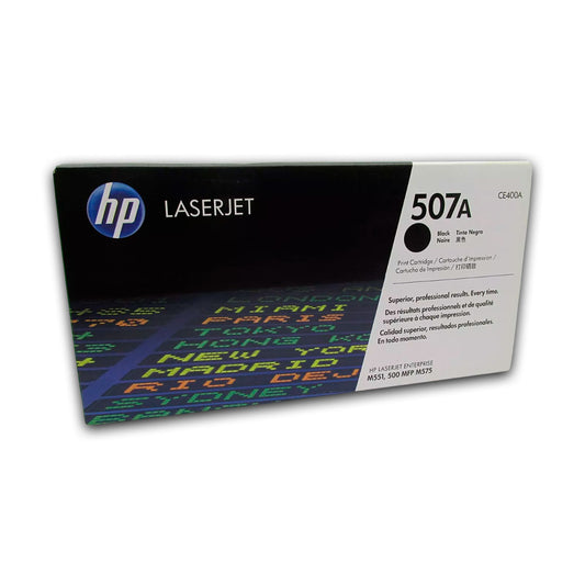 Toner Hp 507A Negro Ce400A 55K Pág. M551dn Original