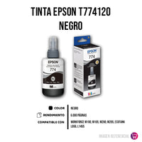 Tinta Epson T774120 Negro 140 ml M100, M105, L656 Original