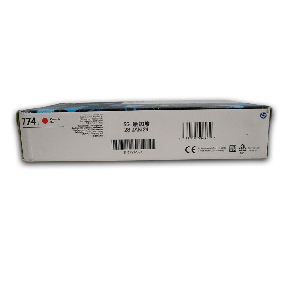 Tinta HP 774 Red Chromatic P2W02A 775ml Z6810 Original