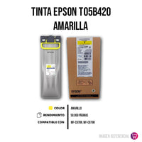 Tinta Epson T05B420 Yellow 373ml C878R, C879R Original