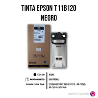 Tinta Epson T11B120 Negro 143ml WF-C5310, C5390 Original