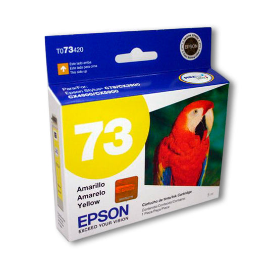 Tinta Epson 73N Yellow T073420 5ml C79, CX3900 Original