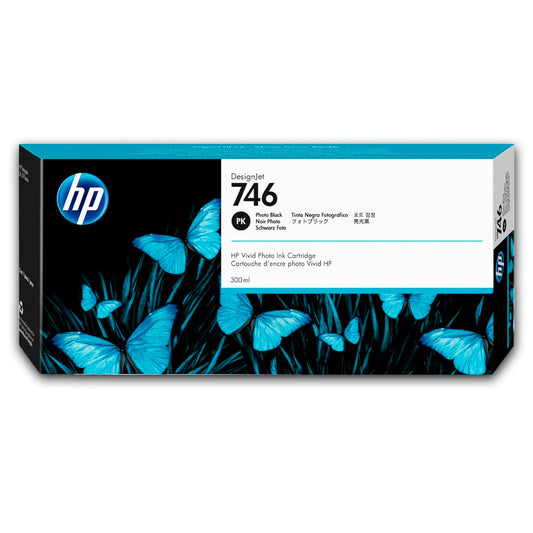 Tinta HP 746 Photo Black P2V82A 300ml Z6, Z9DR Original