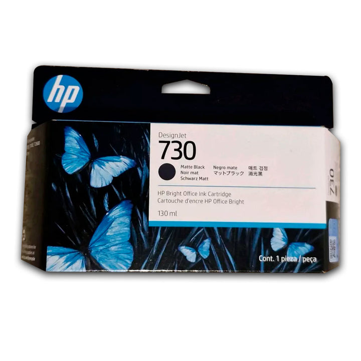 Tinta HP 730 Black P2V65A 130ml T1600, T1600Dr Original