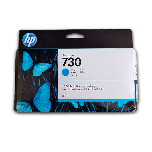 Tinta HP 730 Cyan P2V62A 130ml T1600, T1600dr Original