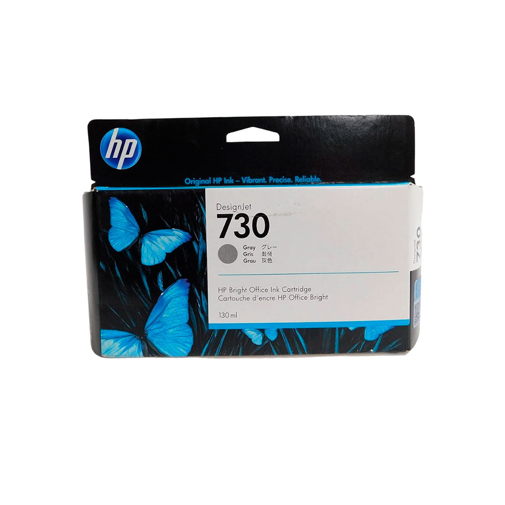 Tinta HP 730 Gray P2V66A 130ml T1600, T1600dr Original