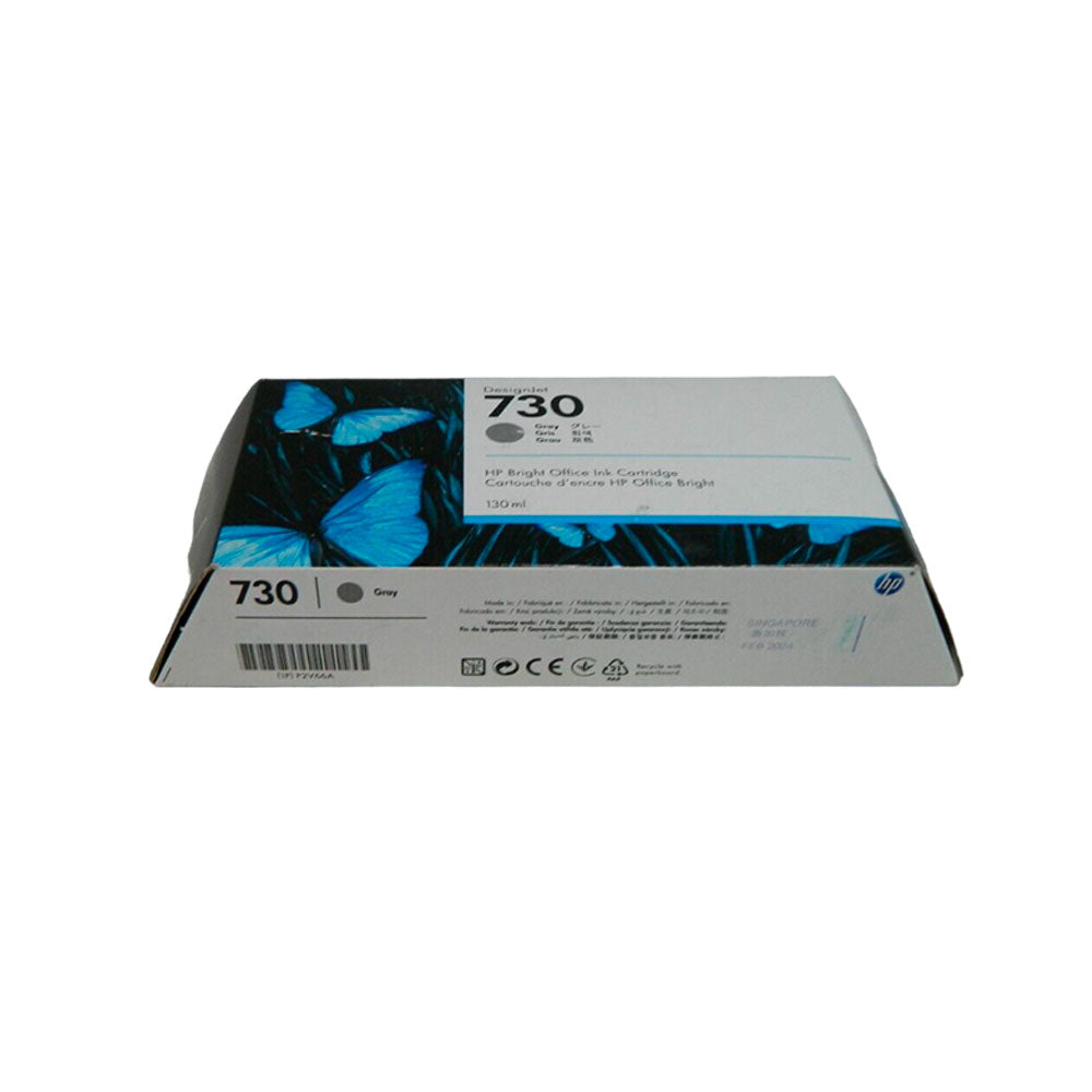 Tinta HP 730 Gray P2V66A 130ml T1600, T1600dr Original