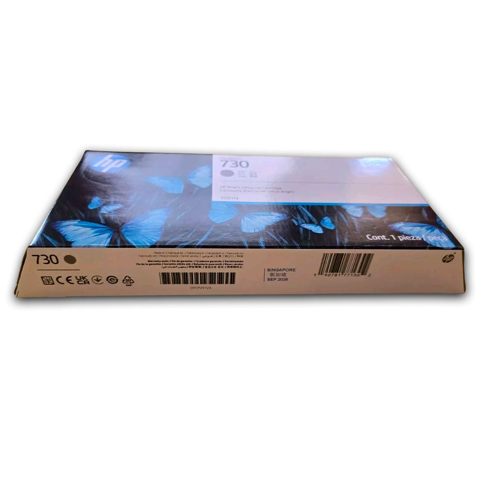Tinta HP 730 Gray P2V72A 300ml T1600, T1600Dr Original