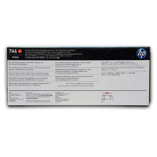 Tinta HP 746 Chromatic Red P2V81A 300ml Z6, Z9DR Original