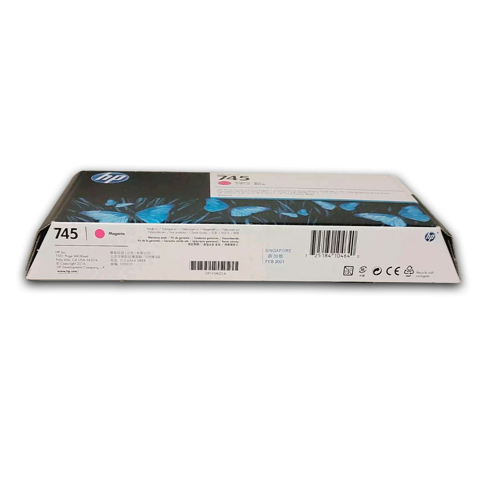 Tinta HP 745 Chrom Red F9K06A 300ml Z2600, Z5600 Original