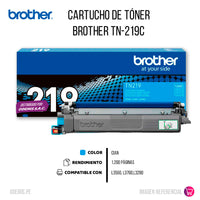 Toner Brother TN-219C Cian 1.2K Pag HL-L3280CDW Original