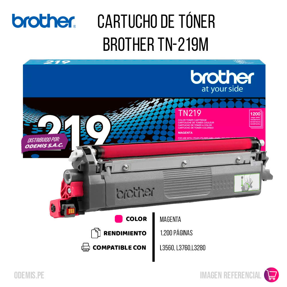 Toner Brother TN-219M Magenta 1.2K Pag HL-L3280CDW Original