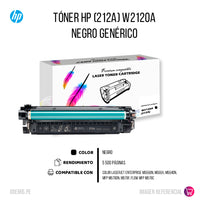 Toner Hp 212A Negro W2120A 5,5 K Pág. M555 Compatible