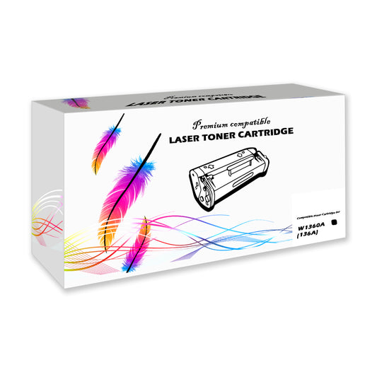Toner HP 136A Black W1360A 1,15k Pág. con Chip Compatible