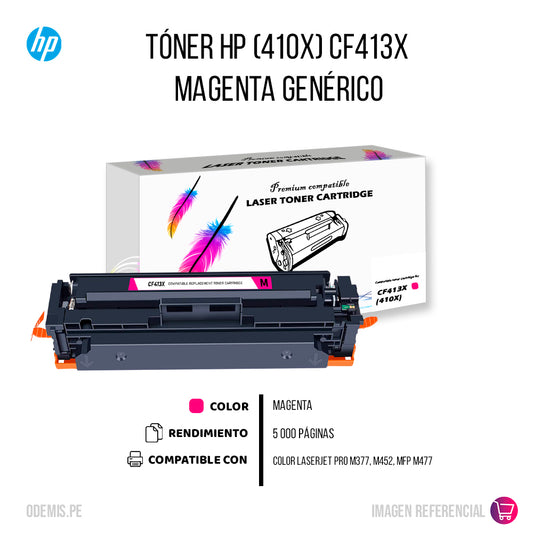 Toner Hp CF413X (410X) Magenta Compatible