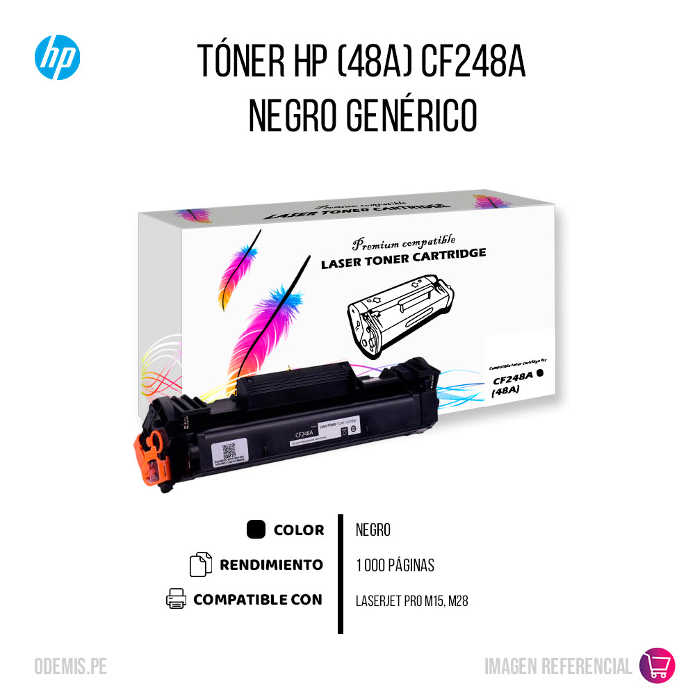 Toner Hp CF248A (48A) Negro Compatible