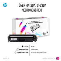 Toner HP 30A Black CF230A 1,600 M203dw Compatible