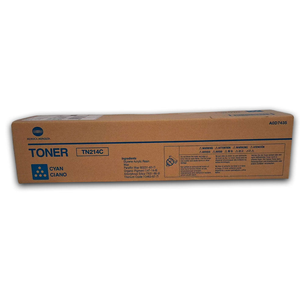 Toner Konica Minolta TN-214C Cyan 18,500 Pág. C200 Original