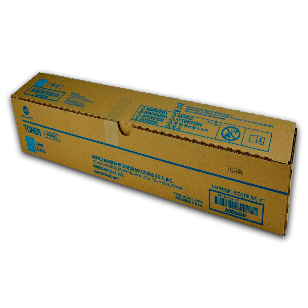 Toner Konica Minolta TN-514C Cyan 26K Pág. C458 Original