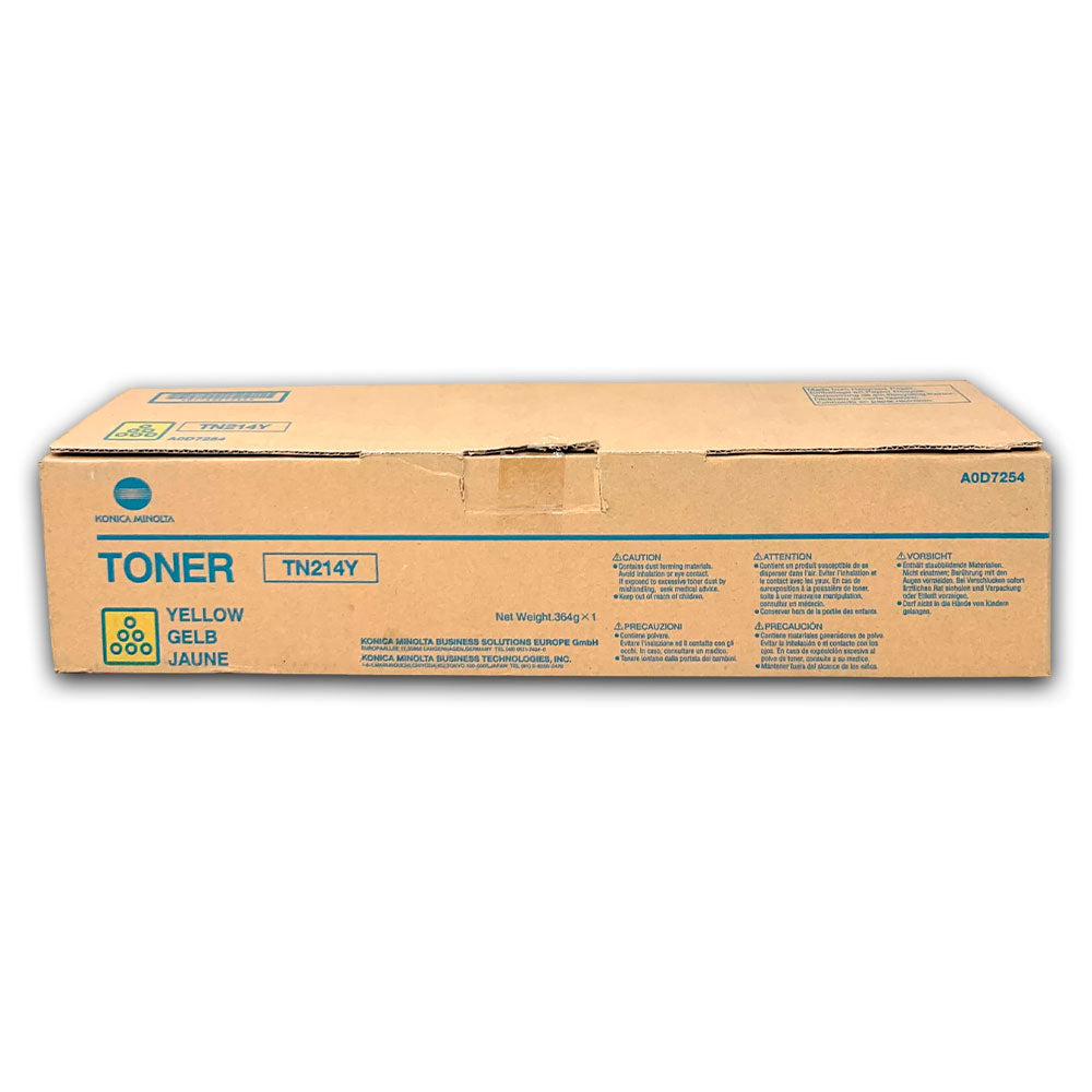 Toner Konica Minolta TN-214Y Yellow 18,500 Pág. C200 Original