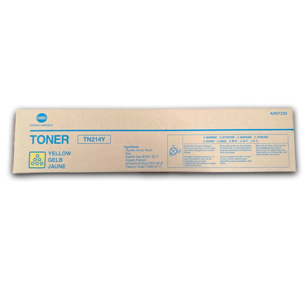 Toner Konica Minolta TN-214Y Yellow 18,500 Pág. C200 Original