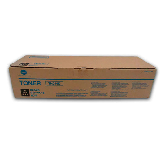 Toner Konica Minolta TN-214K Black 24K Pág. C200 Original