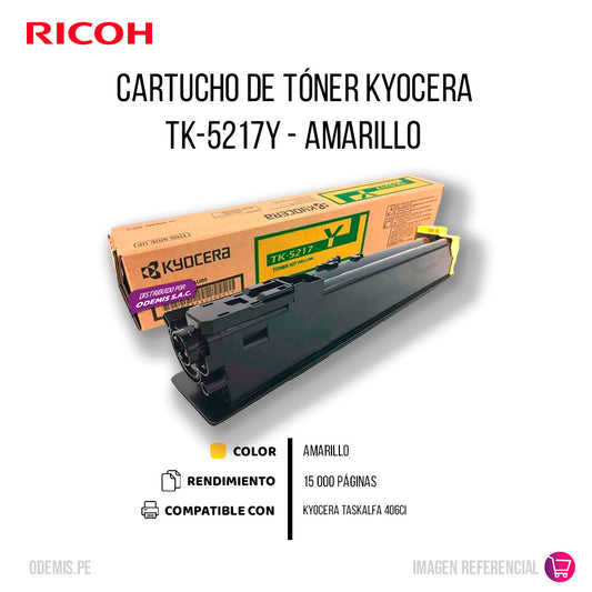 Toner Kyocera TK-5217Y Yellow Original
