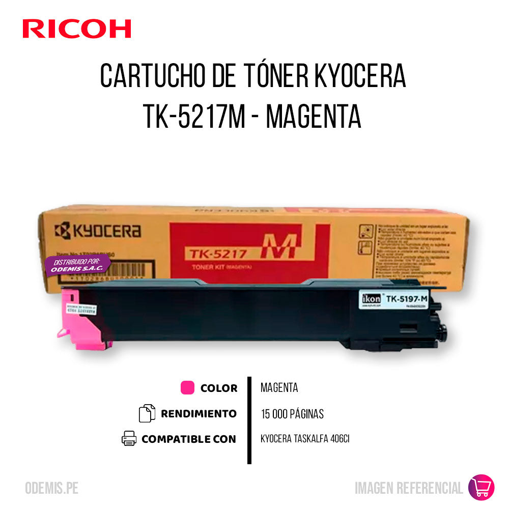 Toner Kyocera TK-5217M Magenta Original