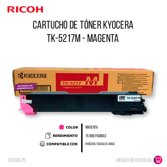 Toner Kyocera TK-5217M Magenta Original