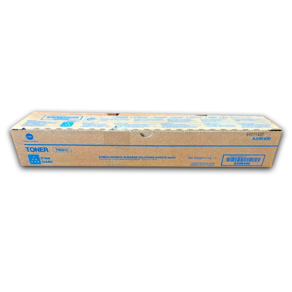 Toner Konica Minolta TN-321C Cian 25K Pág. BH C224 Original