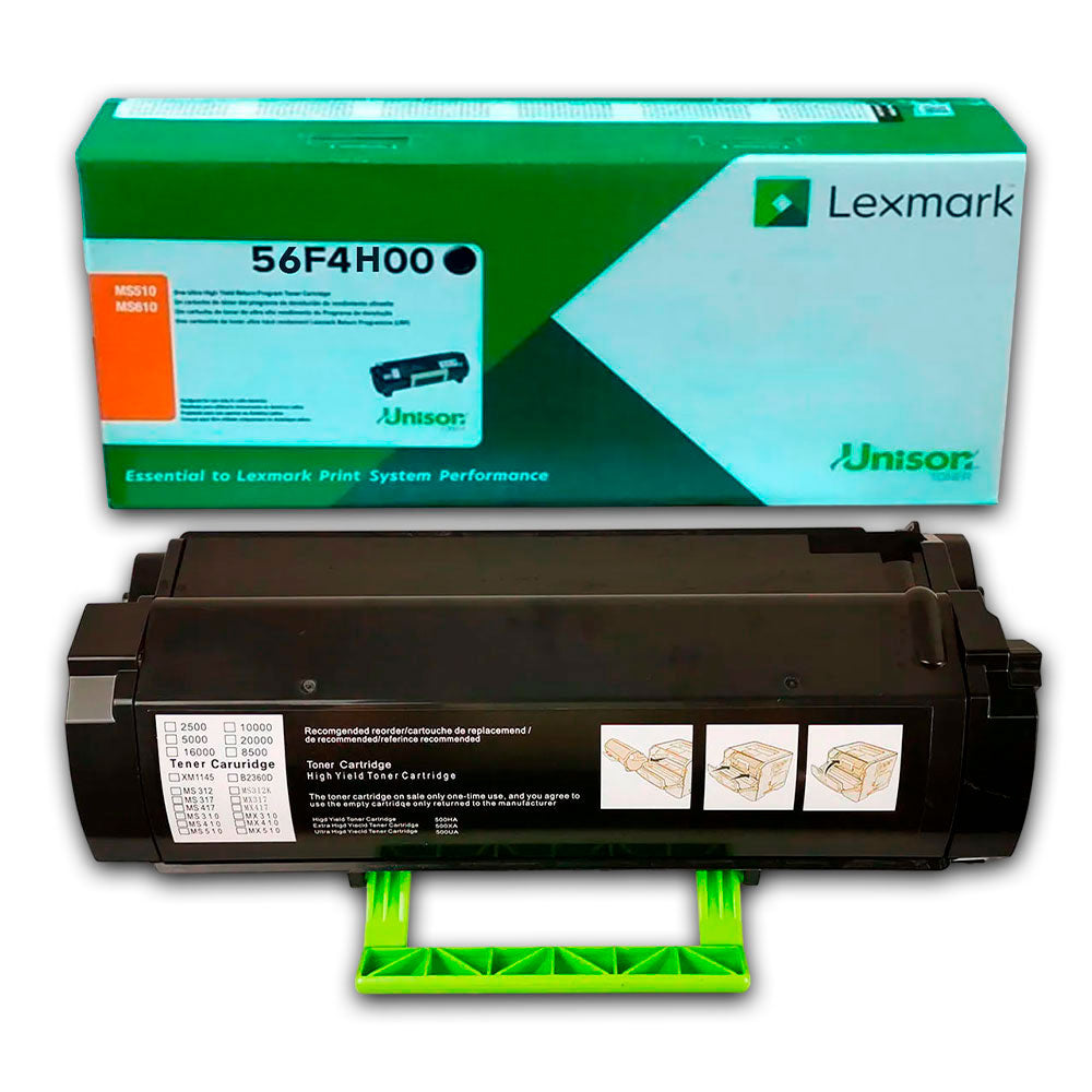 Toner Lexmark 56F4H00 Negro 15K Pág. MX321, MX521 Original