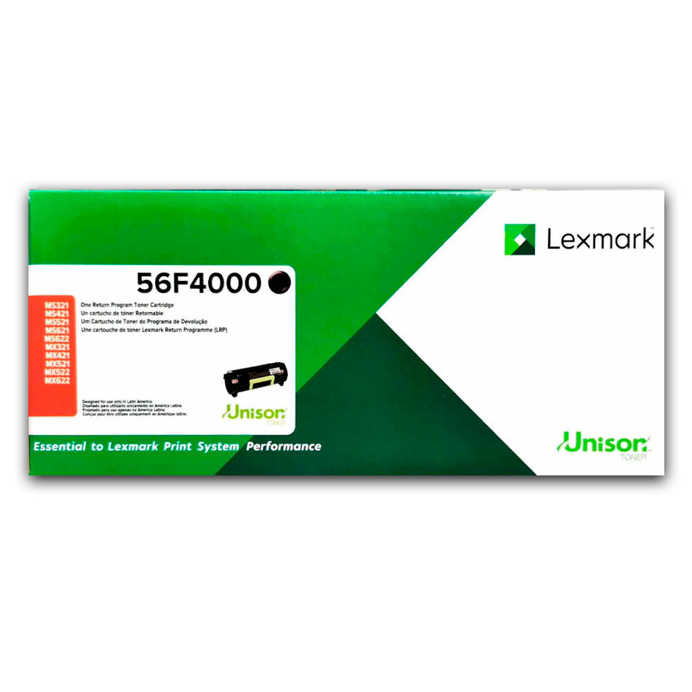 Toner Lexmark 56F4000 Negro 6K Pág. MX321adn Original