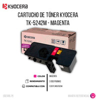 Toner Kyocera TK-5242M Magenta 3K Pág. M5526CDW Original