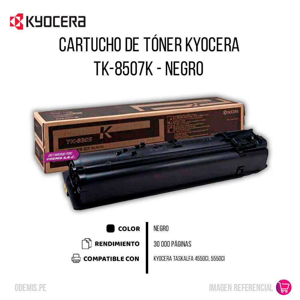 Toner Kyocera TK-8507K Negro Original