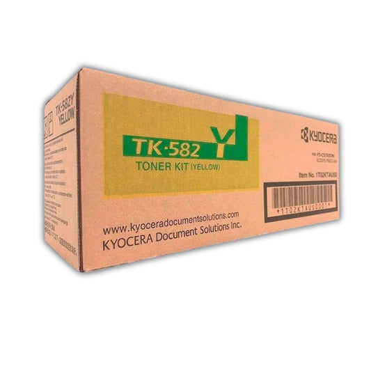 Toner Kyocera TK-582Y Yellow 2.8K Pág. FS-C5150DN Original