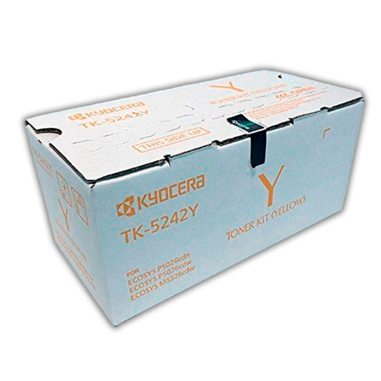 Toner Kyocera TK-5242Y Yellow 3K Pág. M5526CDW Original