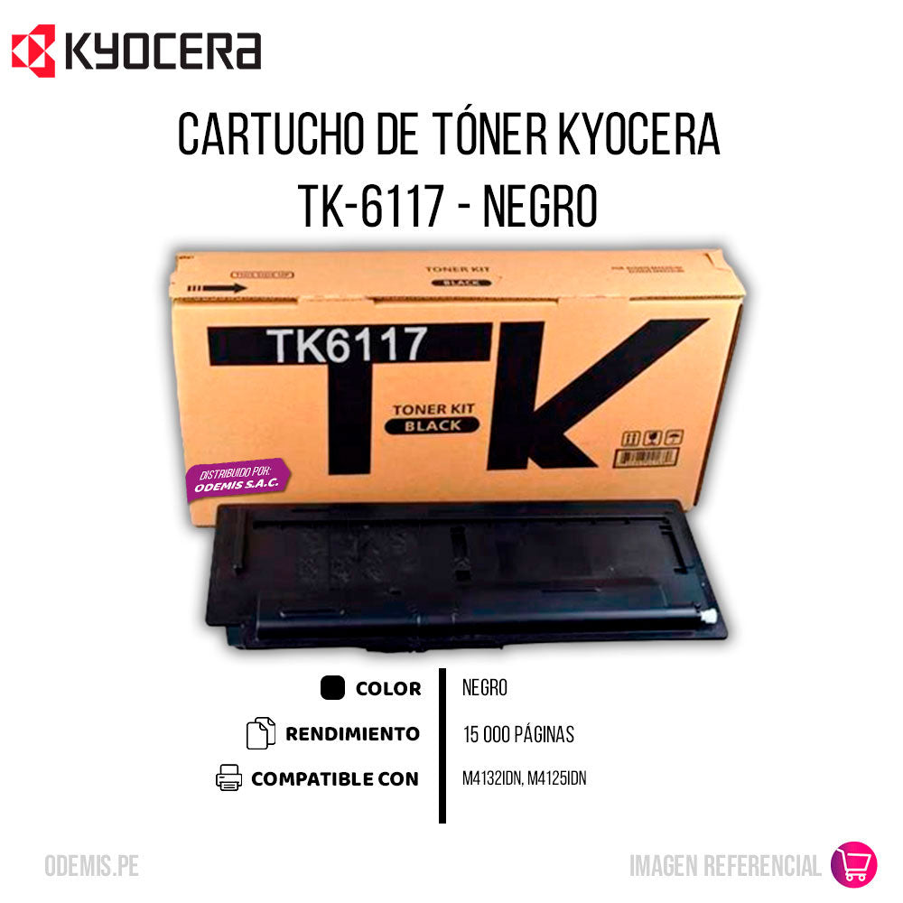 Tóner Kyocera TK-6117 Negro Original