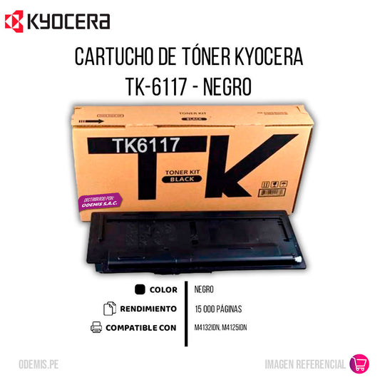 Tóner Kyocera TK-6117 Negro Original